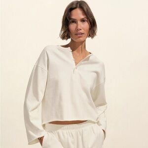 Buck Mason TROPEZ TERRY CLOTH POPOVER HENLEY